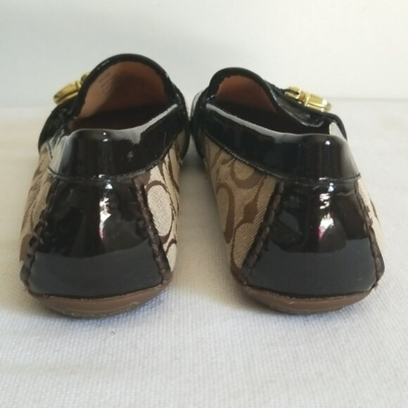 Coach Pauleen Loafer Signature Canvas Patent Size 7 - Picture 6 of 10